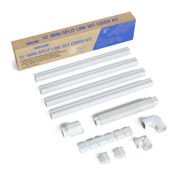 28,000 or 36,000 BTU 2 Zone 12k+12k High Efficiency, Hyper Wall Mounts with Installation Kits, R410A, 22.9 SEER 1.5 TON Dual Zone Ductless Multi Mini Split Air Conditioners Wi-Fi Adapter Included