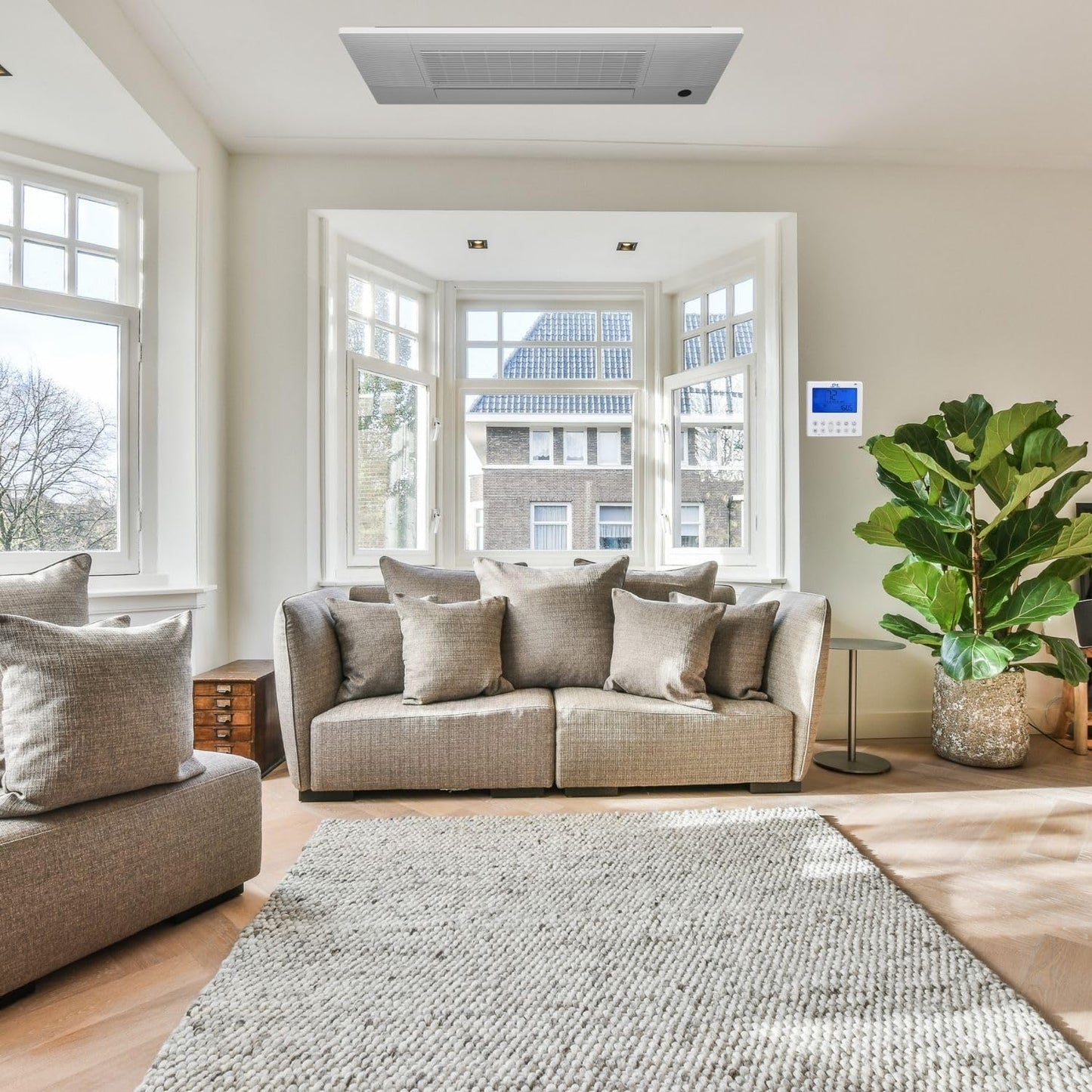 Cooper & Hunter 18,000 BTU One Way Ceiling Cassette 21.8 SEER, 208/230V + Installation Kit Option - South Mini Splits