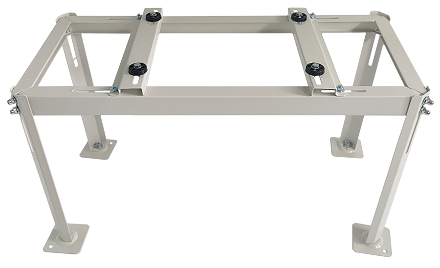 ARMBRIDGE Heavy-Duty Mini Split Ground Stand, Zinc-Coated Brackets for 9,000–36,000 BTU Units | Weatherproof Design, 330+ lbs Capacity - South Mini Splits
