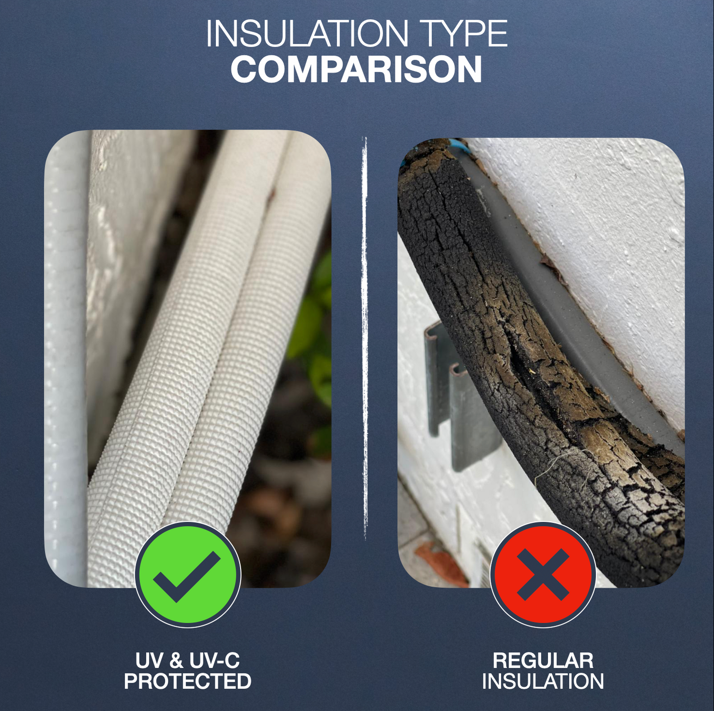 Line set Insulation Type Comparison