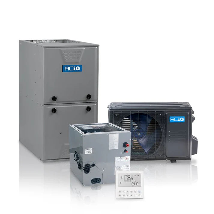 ACiQ Hybrid 2 Ton 16 SEER2 96% AFUE 60,000 BTU ACiQ Furnace and High Efficiency Heat Pump System | Inverter - R454B - Multi-Positional