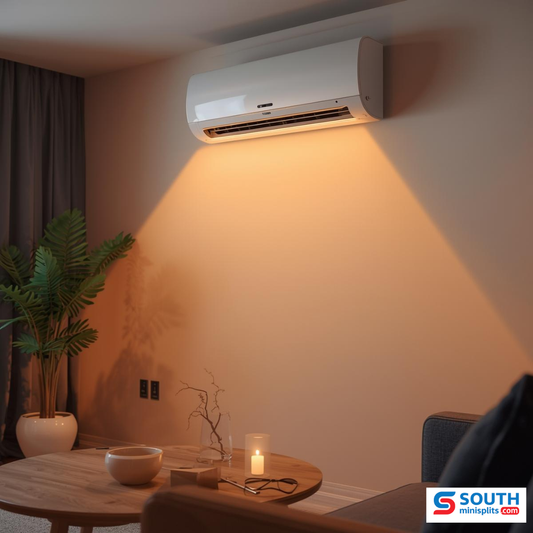 AC Heat Pump inside room