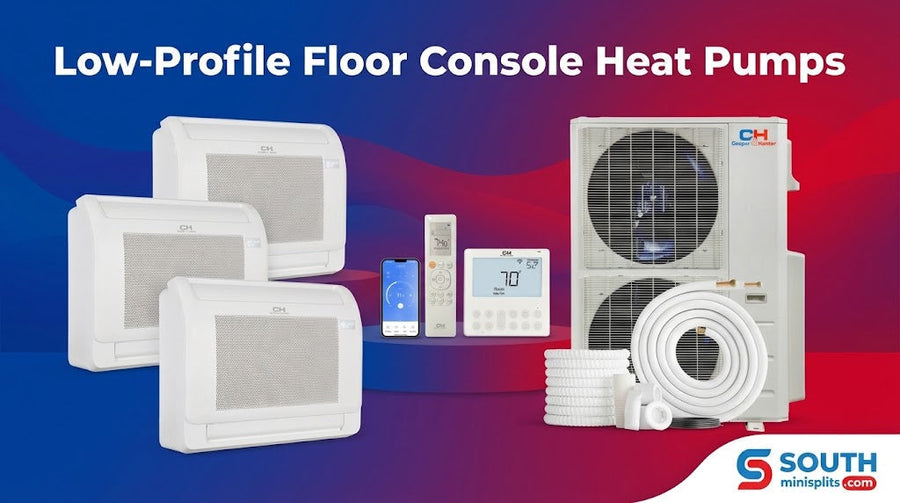 Why Low-Profile Floor Console Heat Pumps Beat Radiators for Autumn Heating