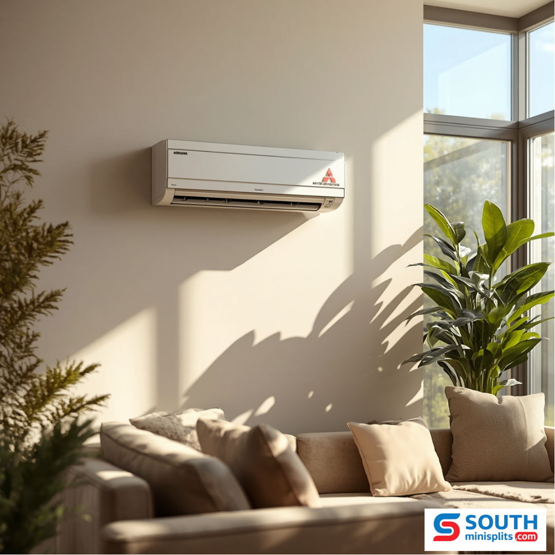 Mitsubishi Mini Split AC inside living room