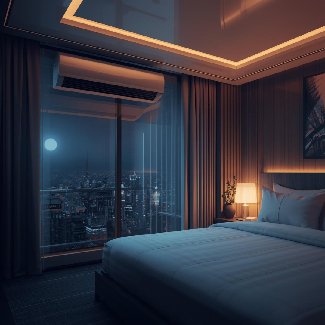 Room AC in Hotel room