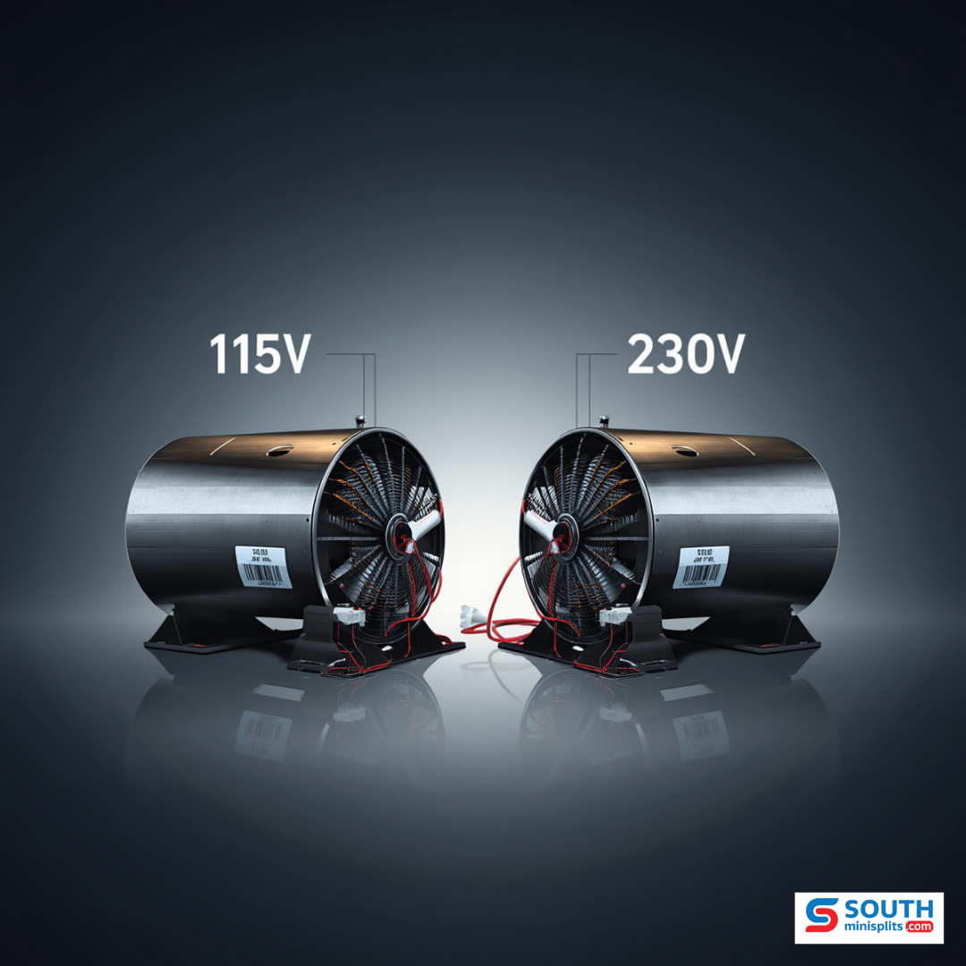 aircon 115V vs. 230V Fan Motors
