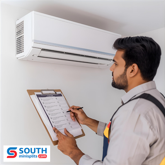 Mini Split Installation Checklist by a  Technician