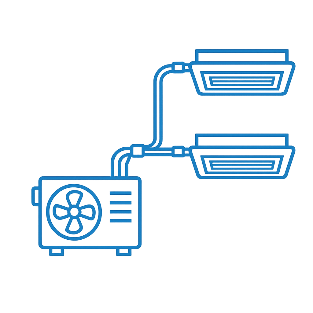 Multi-Zone One-Way Cassette Systems | Mini Split AC
