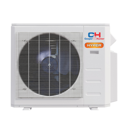 Cooper&amp;Hunter Hyper Heat 4-Zone Ductless Mini Split AC &amp; Heat Pump -- 28000 BTU (2.3 Ton) Without Shut-off Valves, One-Way Cassette Units (6K+9K+9K+9K) BTU, Inverter Technology, 230V, Heating &amp; Cooling