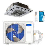 MRCOOL 4th Gen Olympus E Star 18,000 BTU Single Zone Mini Split with Ceiling Air Handler and Heat Pump Condenser