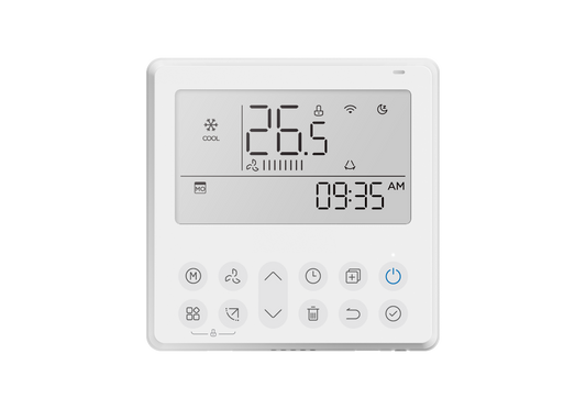 ACIQ | ACIQ KJR-120N - Wired Mini Split Controller w/ WiFi | 
  :root {
    --hvx-golden: #0EA5A6;
    --hvx-slate: #0F172A;
    --hvx-ivory: #F8FAFC;
    --hvx-
