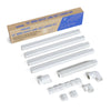 12FT PVC Decorative Line Set Cover Kit for Ductless Mini Split Air Conditioners - South Mini Splits