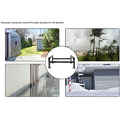Heavy-Duty Mini Split Ground Stand with Load Capacity up to 770LBS, Condenser Bracket for 9000-60000 BTU Ductless Air Conditioners and Heat Pumps, Inverter Systems - South Mini Splits