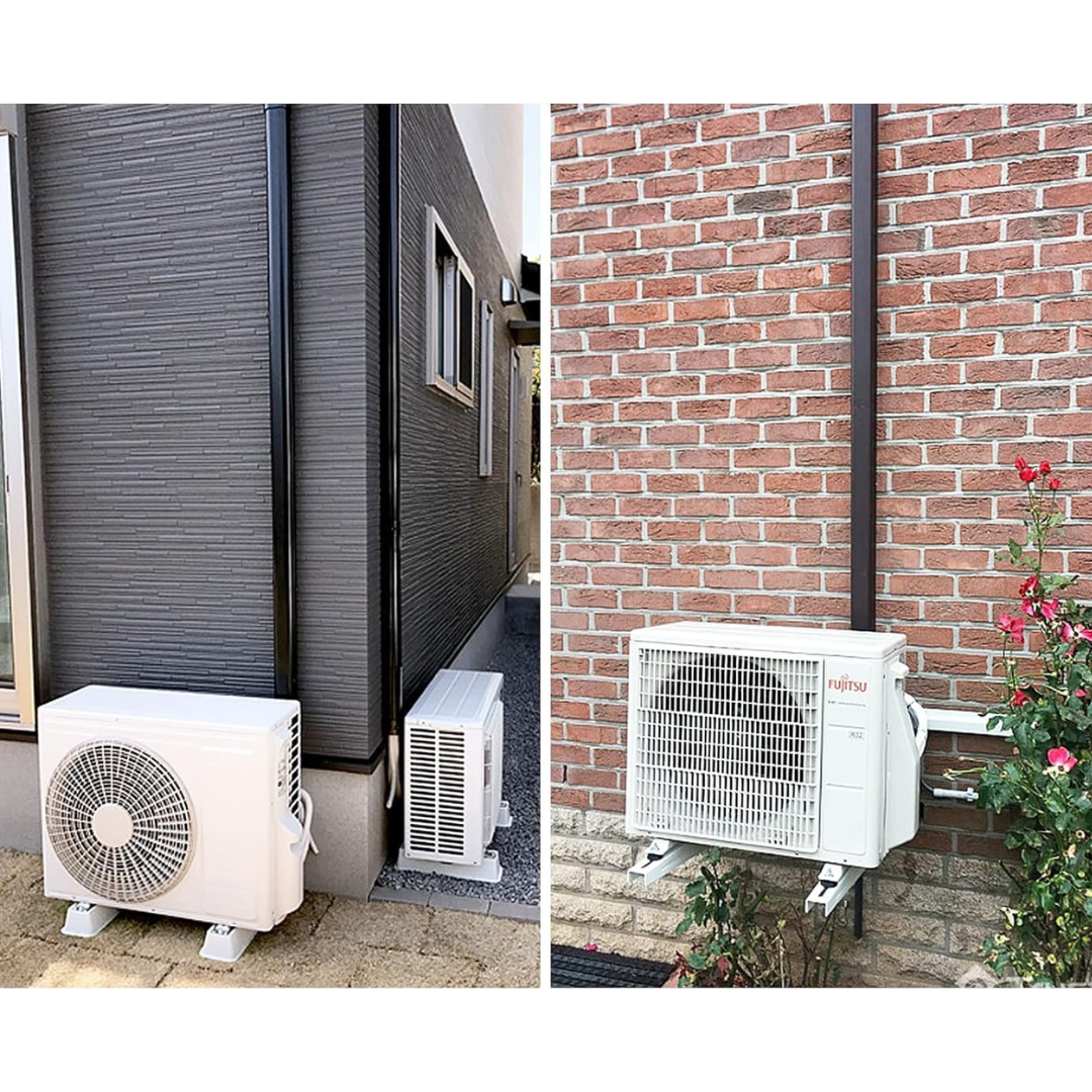 16.5FT Brown PVC Decorative Line Set Cover Kit for Ductless Mini Split Air Conditioners, Heat Pumps, and Inverters systems. - South Mini Splits