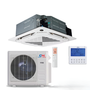 Cooper&Hunter Four-way Ceiling Cassette, Hyper,  R454B, 48,000 BTU 230V Light Commercial Ductless Mini Split Air Conditioner Heat Pump 18 SEER 4 TON + Installation Kit Option.CH-RH48LCCT + CH-RHP48LCU-230VO - South Mini Splits