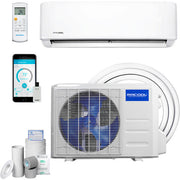 MRCOOL Mini Split - Advantage Series 5th Gen 230V  (3 TON) 18 SEER2 Ductless Air Conditioner and Heat Pump  36,000 BTU  Quiet Wall Mount, Wi-Fi and 16ft Installation Kit Included Complete Inverter High Wall System - A-36-HP-230D-O - South Mini Splits