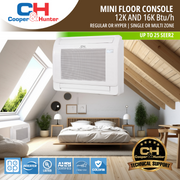 Cooper & Hunter Mini Floor Console 18,000 BTU 230V, R454B, 23.8 SEER Ductless Mini Split Air Conditioner 1.5 TON Heat Pump + Installation Kit Option. CH-RSH16MMC+ CH-RES18-230VO - South Mini Splits