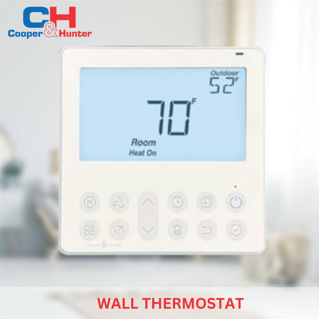 Cooper&Hunter Multi-Zone R410A, 18,000 BTU 230V Multi-Position Air Handler Air Conditioning Indoor Unit for Heat Pump, Ductless Mini Split Inverter System Up To 21.6 SEER2, Wi-Fi Thermostat, Optional Install Kit and Auxiliary Heat Strip CH-M18AHU-W - South Mini Splits