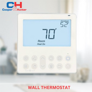 Cooper&Hunter Multi-Zone R410A, 18,000 BTU 230V Multi-Position Air Handler Air Conditioning Indoor Unit for Heat Pump, Ductless Mini Split Inverter System Up To 21.6 SEER2, Wi-Fi Thermostat, Optional Install Kit and Auxiliary Heat Strip CH-M18AHU-W - South Mini Splits