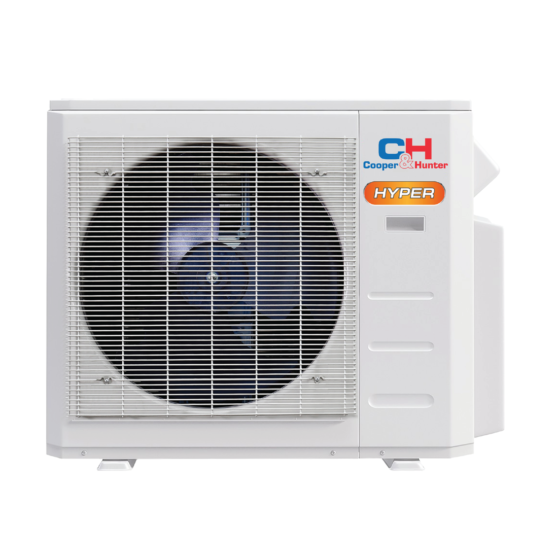 Cooper&Hunter Hyper Heat 4-Zone Ducted Mini Split AC & Heat Pump -- 28000 BTU (2.3 Ton) Without Shut-off Valves, Slim Ducts Units (6K+9K+12K+12K) BTU, Inverter Technology, 230V, Heating & Cooling