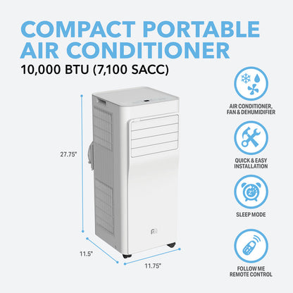 Perfect Aire 10,000 BTU Compact Portable Air Conditioner - CEC