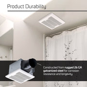 ACIQ 100 CFM 2.0 Sones ACiQ UltraCompact Bathroom Exhaust Fan