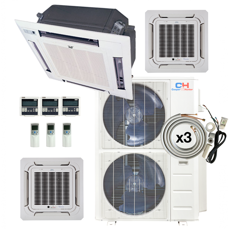 Multi Zone Ceiling Cassette | Low-Profile Design