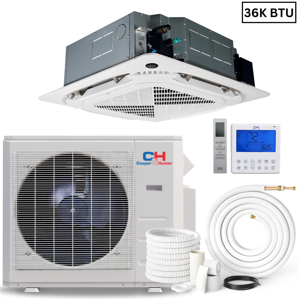 Sleek Ceiling Cassette Mini Split | Ultimate Air Comfort