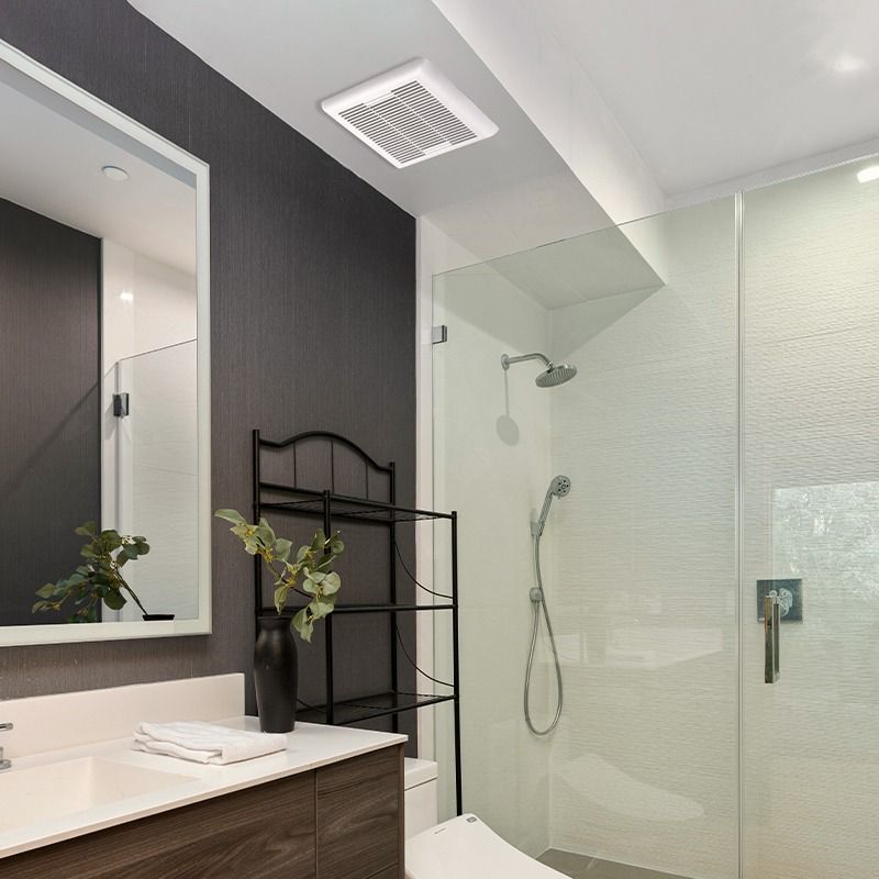 ACIQ 80 CFM 1.0 Sones ACiQ UltraCompact Bathroom Exhaust Fan
