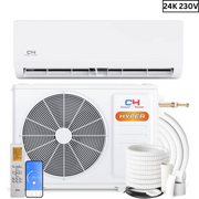 Cooper & Hunter, High Efficiency Olivia Hyper Series, R410A, 24,000 BTU/h, 2 Ton, 230V/60HZ, 22.3 SEER, Ductless Mini Split Wall Mount AC/Heater With WIFI and Optional Installation Kit - South Mini Splits