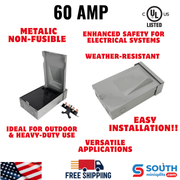 60 AMP Non-Fusible Metallic Disconnect Box - South Mini Splits