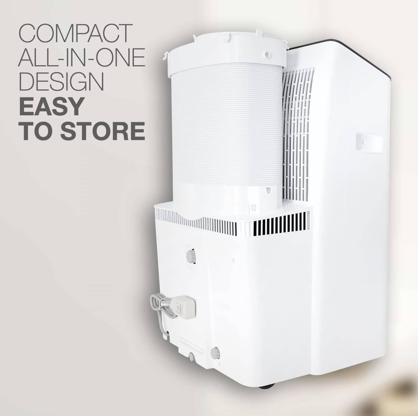 Cooper&Hunter 14000 BTU Duo Hose High Efficiency Inverter Portable Air Conditioner and Heater, For Areas Up To 550 Sq. Ft, Includes WiFi, Remote Control & Window Kit INDOOR UNIT Cooper&Hunter 