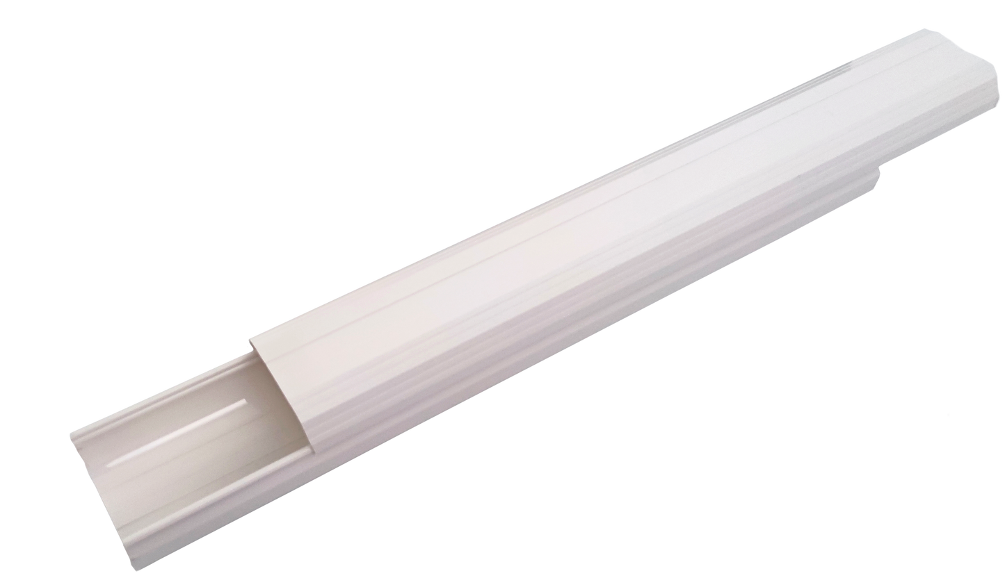 ARMBRIDGE 6FT PVC Decorative White Line Set Cover Duct | for Ductless Mini Split Air Conditioners, Heat Pumps, and Inverter Systems
