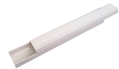 ARMBRIDGE 6FT PVC Decorative White Line Set Cover Duct | for Ductless Mini Split Air Conditioners, Heat Pumps, and Inverter Systems