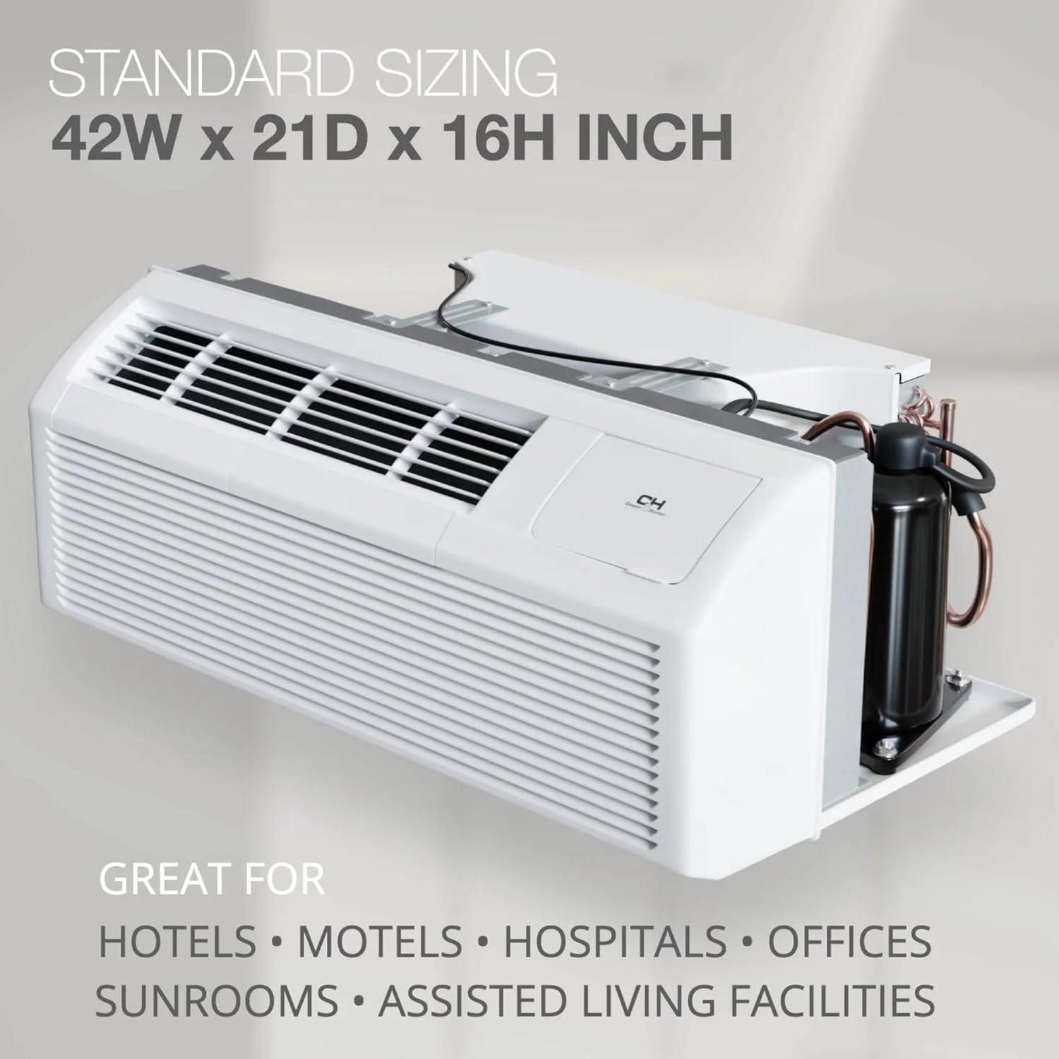 Cooper&Hunter 15,000 BTU PTAC Packaged Terminal Air Conditioner with H
