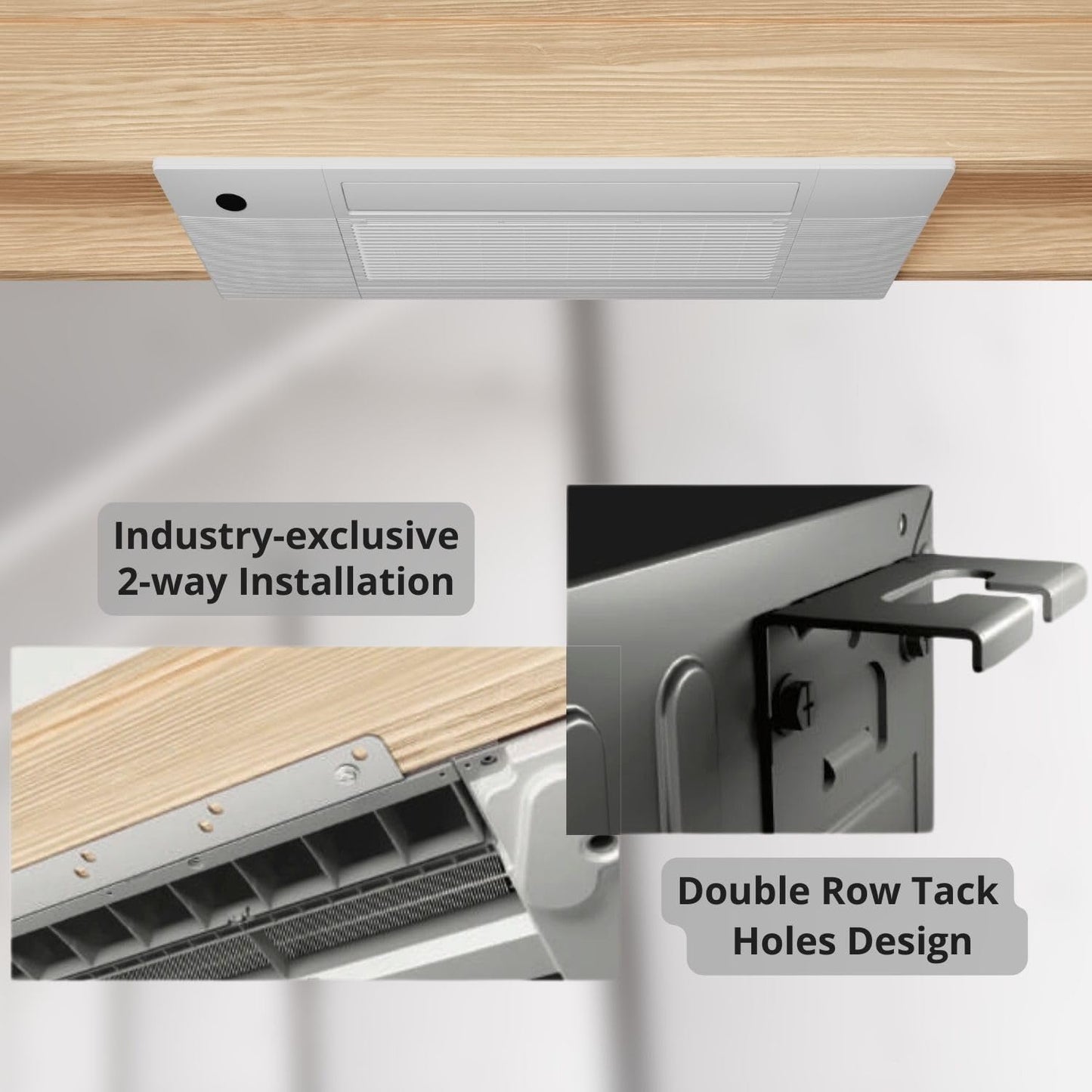 Cooper & Hunter 6,000 BTU One Way Ceiling Cassette 22 SEER, 208/230V + Installation Kit Option - South Mini Splits