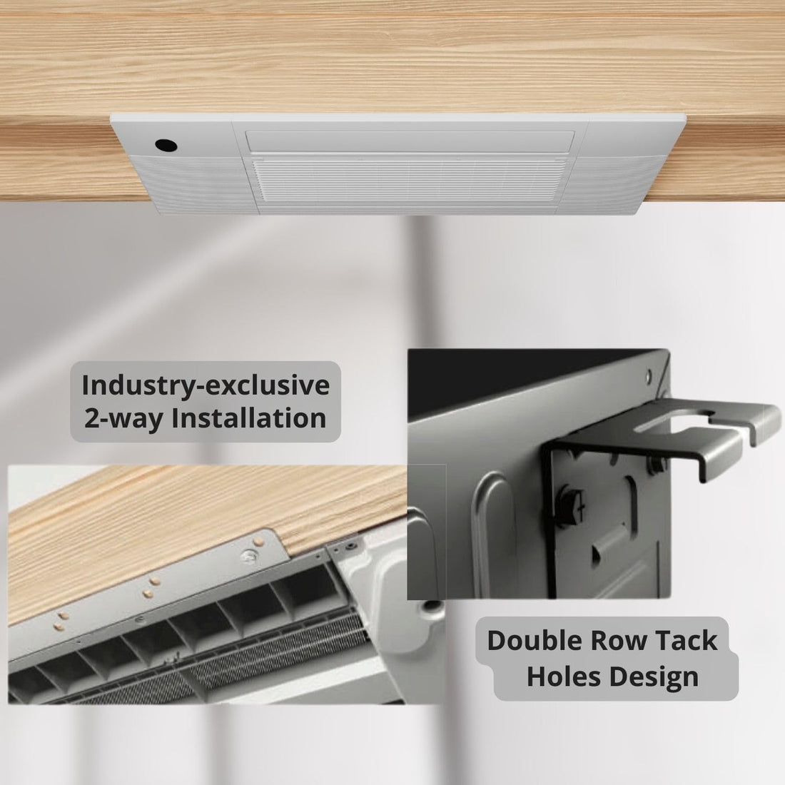 Cooper & Hunter 12,000 BTU One Way Ceiling Cassette 22 SEER, 208/230V + Installation Kit Option - South Mini Splits