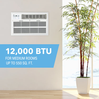 Perfect Aire | Perfect Aire 12,000 BTU Thru-the-Wall Air Conditioner 115V (R32), DOE | 
12,000 BTU Thru-the-Wall Air Conditioner
The perks of summer? Splashing in the pool. Sipping lemona