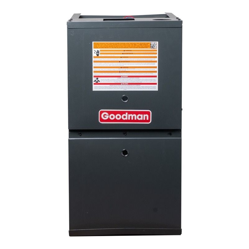 Goodman 80% 80,000 BTU Single Stage Gas Furnace | 17.5" Width | Downflow / Horizontal