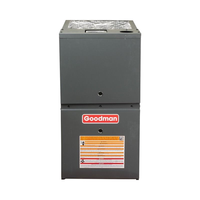 Goodman 80,000 BTU 80% AFUE Single Stage Variable Speed Ultra-Low NOx Gas Furnace | Upflow/Horizontal
