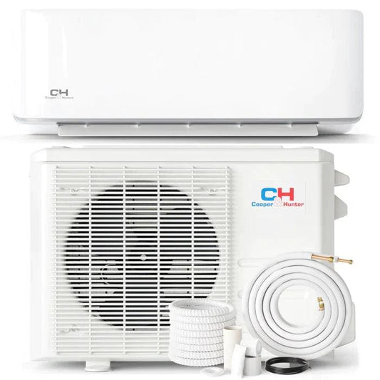 Cooper & Hunter Sophia Series 12,000 BTU 115V 21.5 SEER 1 TON Ductless Mini Split Air Conditioner Heat Pump with Wi-Fi Adapter + Optional Installation Kit - South Mini Splits