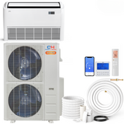 Cooper & Hunter Universal Floor/Ceiling 18,000 BTU, R410A, 230V 20.8 SEER Ductless Mini Split Air Conditioner 1.5 TON,+ Installation Kit Option. CH-18MSPHFC-230VI + CH-ES18-230VO - South Mini Splits