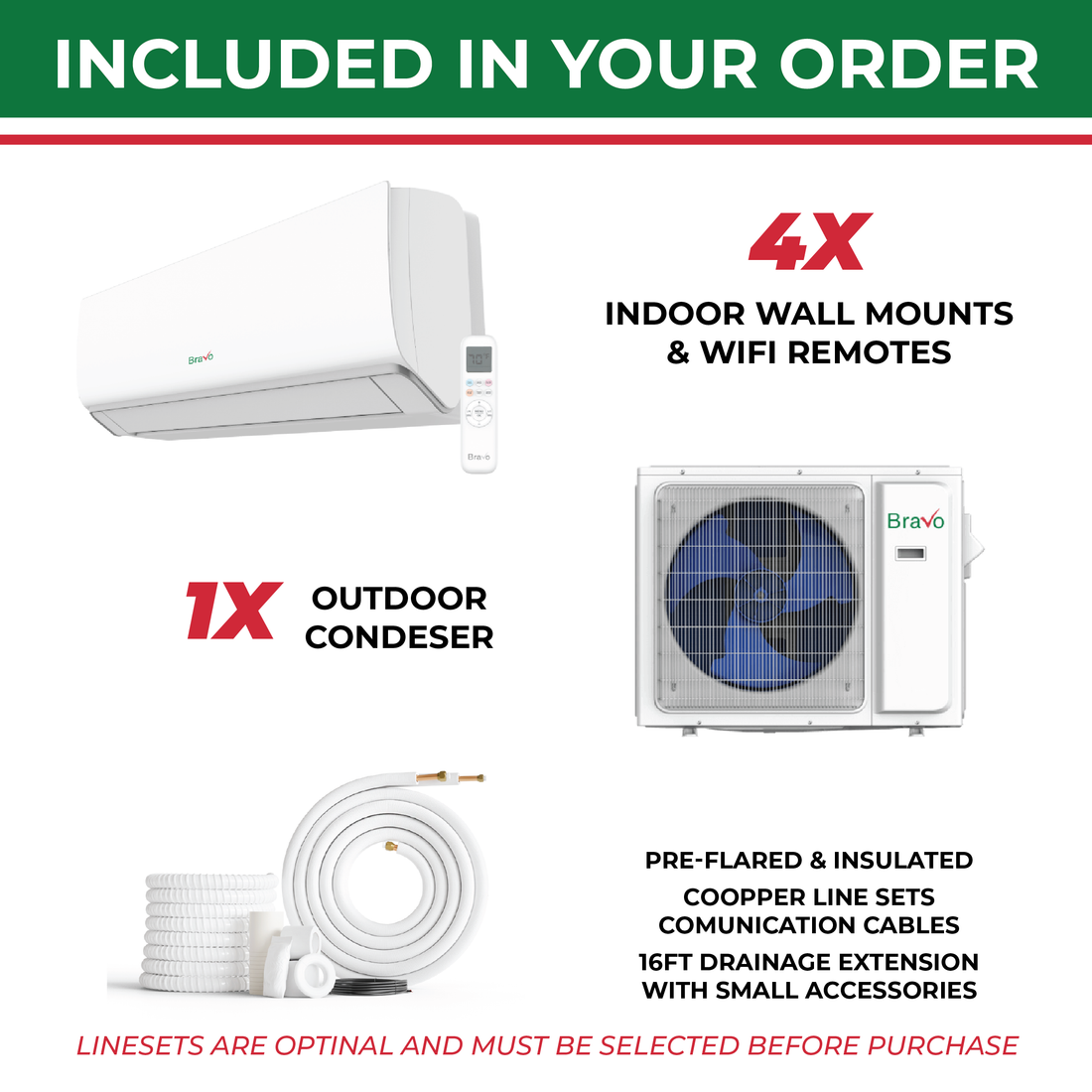 Bravo | Bravo Milano 4-Zone Ductless Mini Split AC & Heat Pump -- 36000 BTU (3.0 Ton), Wall Mount Units (7K+9K+18K+18K) BTU, Inverter Technology, 230V, Heating & Cooling | 
  :root {
    --hvx-golden: #8fc8f7;
    --hvx-slate: #1f2d3d;
    --hvx-ivory: #eef8ff;
    --hvx-