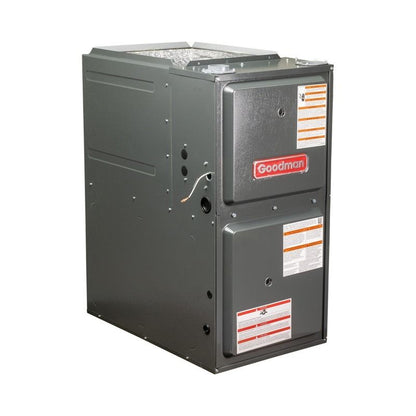 Goodman 40,000 BTU 96% AFUE Two Stage Gas Furnace | 14" Width | Upflow / Horizontal