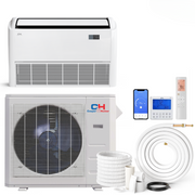 Cooper & Hunter Universal Floor/Ceiling HYPER 18,000 BTU, R454B, 230V, Air Conditioning, Heat Pump, Mini Split Inverter System, 20.5 SEER2 , 2 TON. Optional Installation Kit. CH-RSH18MFC + CH-RHP18-230VO - South Mini Splits