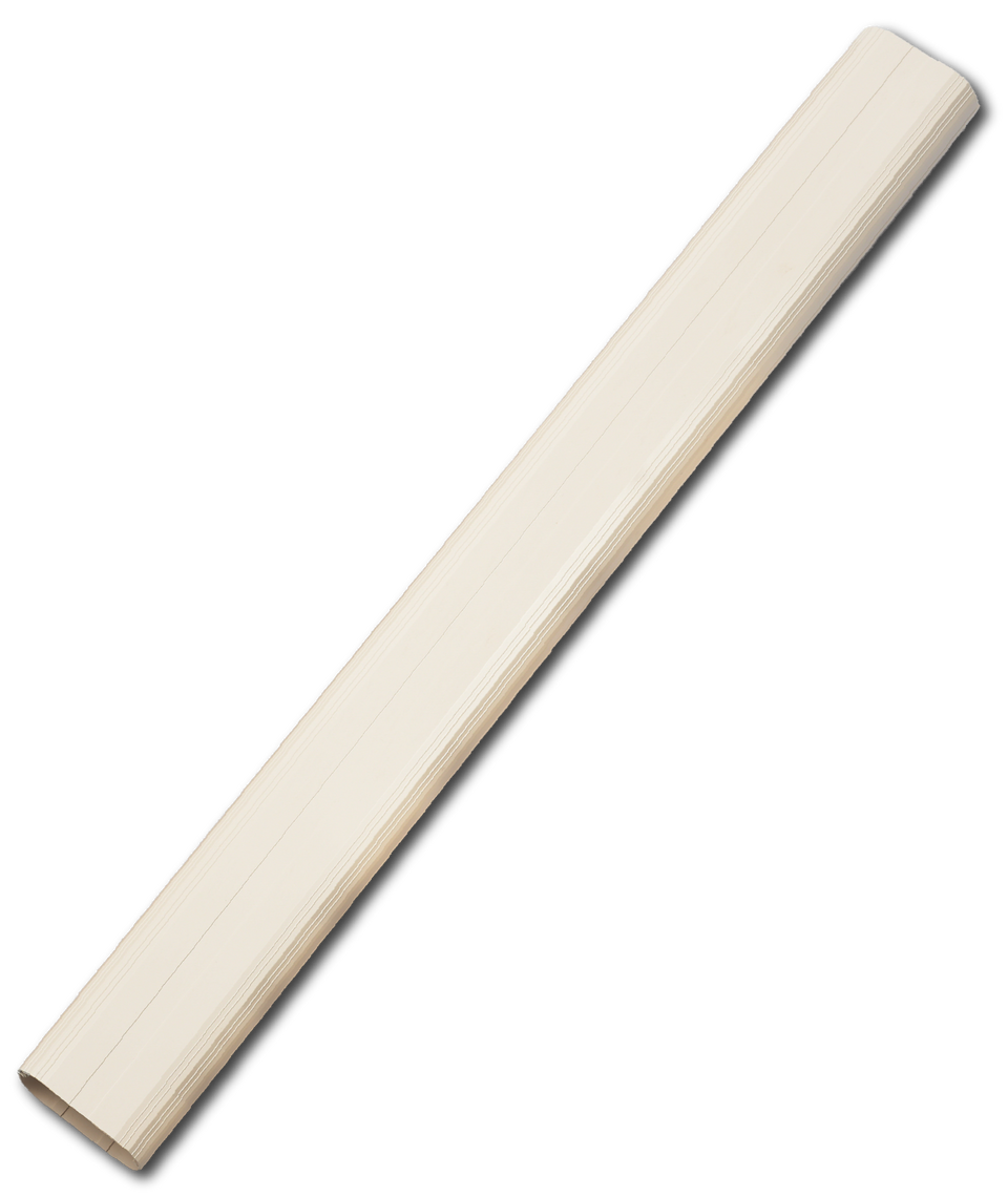 ARMBRIDGE 6FT PVC Decorative White Line Set Cover Duct | for Ductless Mini Split Air Conditioners, Heat Pumps, and Inverter Systems