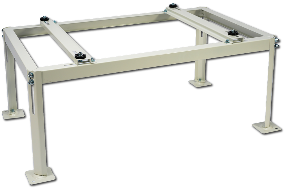 ARMBRIDGE Heavy-Duty Mini Split Ground Stand, Zinc-Coated Brackets for 9,000–36,000 BTU Units | Weatherproof Design, 330+ lbs Capacity