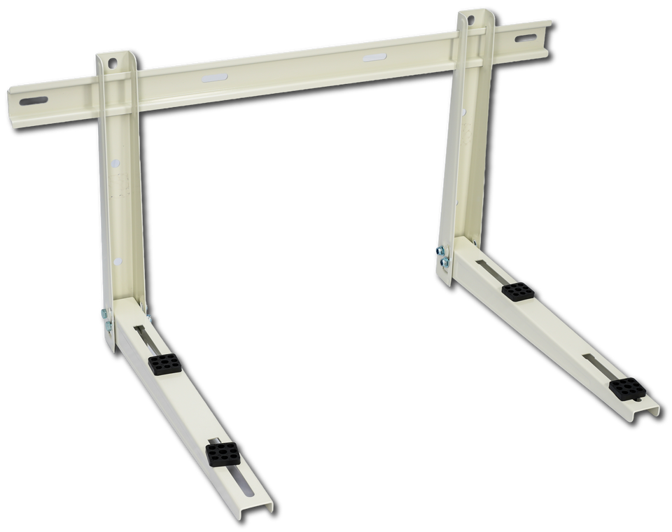 ARMBRIDGE Mini Split Wall Mounting Bracket - for 9,000 – 36,000 BTU Units | Foldable Zinc-Coated Steel, Vibration-Absorbing (Up to 550 lbs Each)