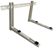 ARMBRIDGE Mini Split Wall Mounting Bracket - for 9,000 – 36,000 BTU Units | Foldable Zinc-Coated Steel, Vibration-Absorbing (Up to 550 lbs Each) - South Mini Splits