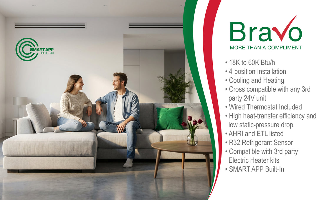 Bravo | Bravo 18,000 BTU Multi-Position Air Handler Side Discharge Heat Pump Inverter R32 230V | 
  :root {
    --hvx-golden: #8fc8f7;
    --hvx-slate: #1f2d3d;
    --hvx-ivory: #eef8ff;
    --hvx-